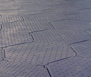 hexagonal interlocking tiles